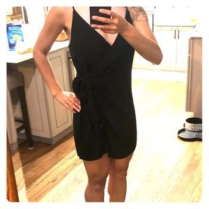 Lulus black wrap dress